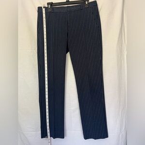 Banana Republic Navy Pin-stripe Ryan Pants
